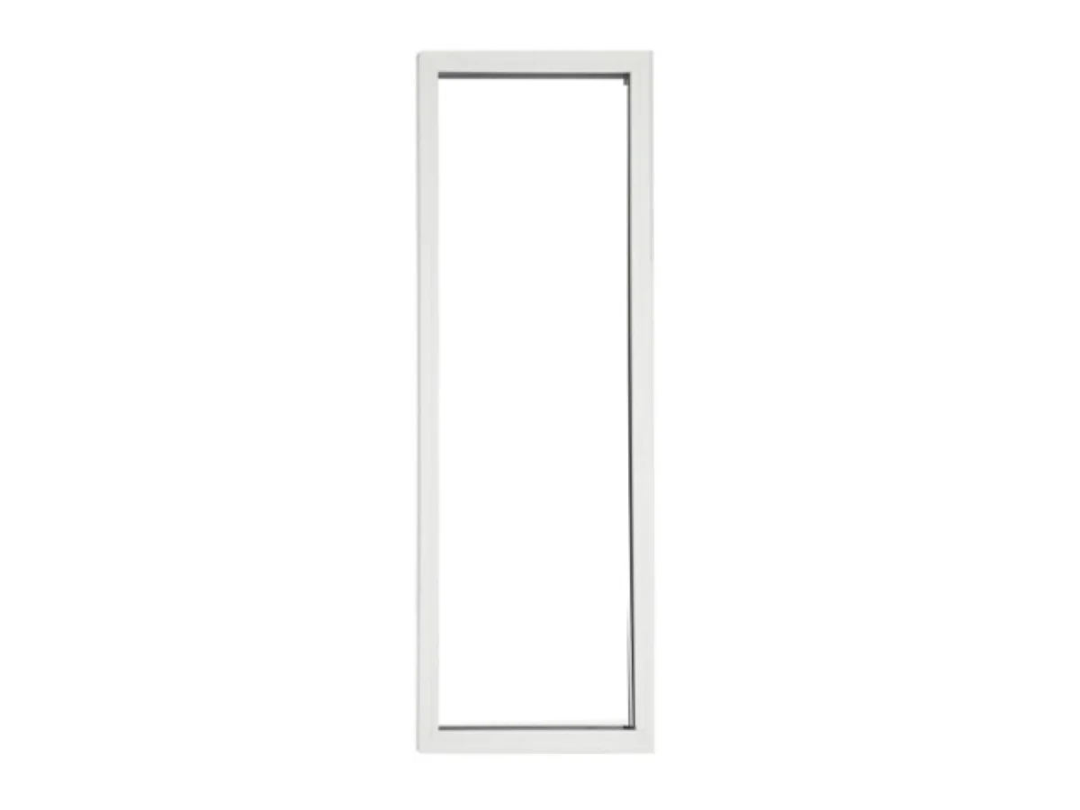 Fenetre Fixe En Aluminium Blanc  Vertical H215 X L60 Gd Menuiseries