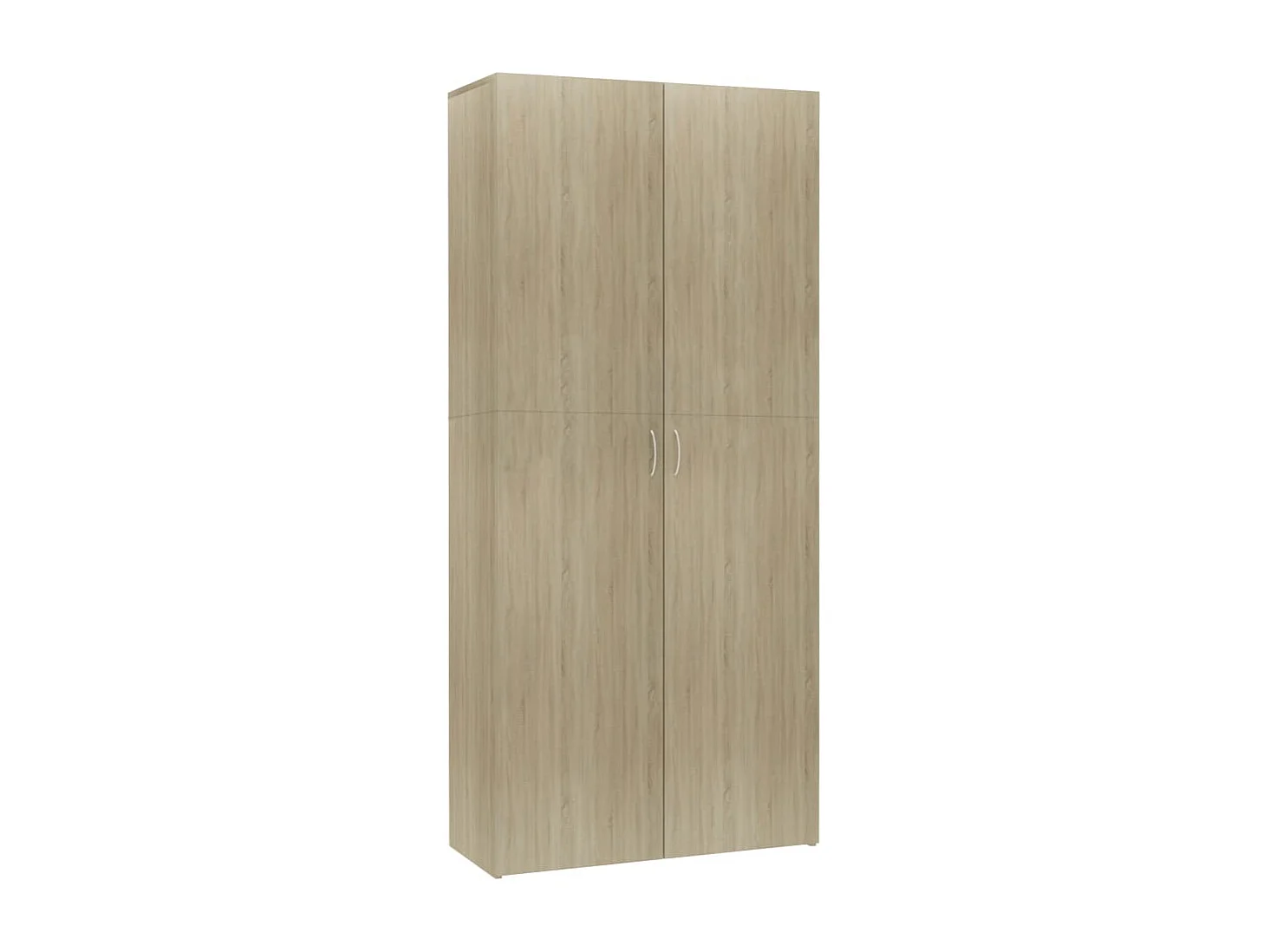 Schuhschrank Sonoma-Eiche 80x35,5x180 cm Holzwerkstoff