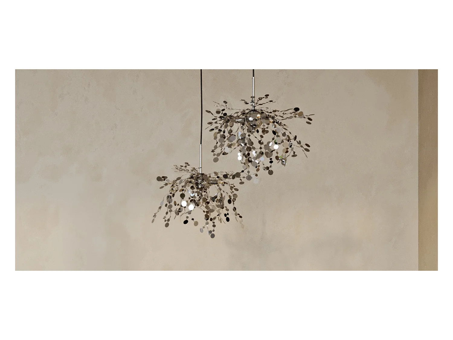 Lámpara Colgante de Acero - Flora