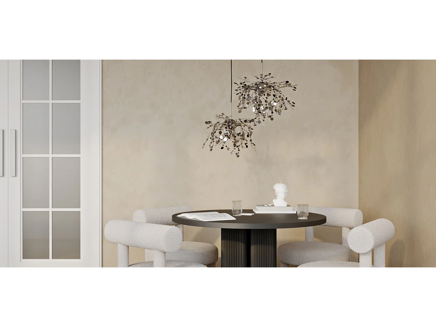 Lámpara Colgante de Acero - Flora