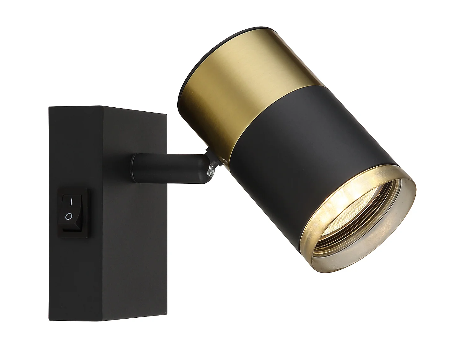 Spot métal noir mat, 1x GU10