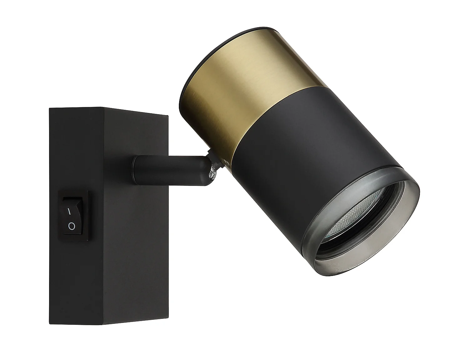 Spot métal noir mat, 1x GU10