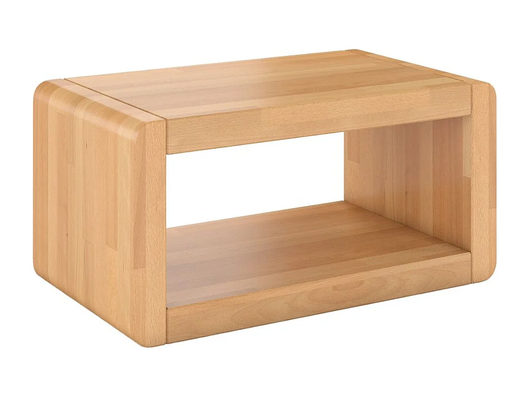 Massivholznachttisch Boverio, buche - lackiert, naturfarben