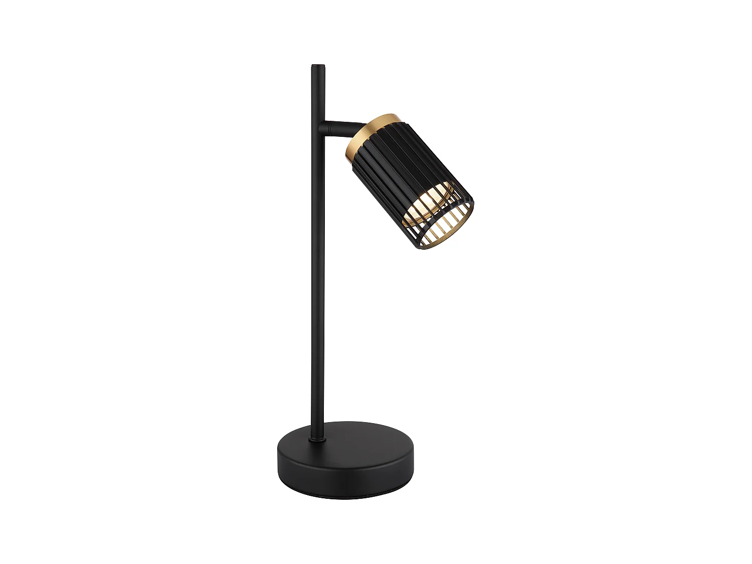 Lampe à poser métal noir mat, 1x GU10 LED
