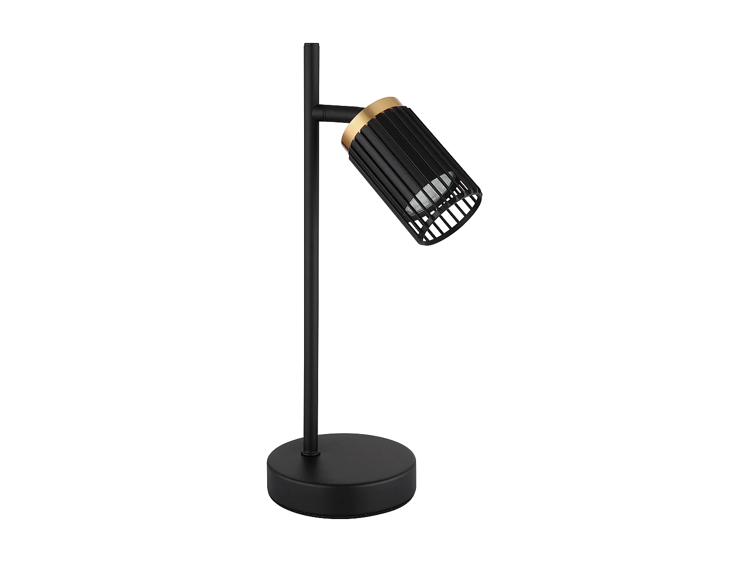 Lampe à poser métal noir mat, 1x GU10 LED