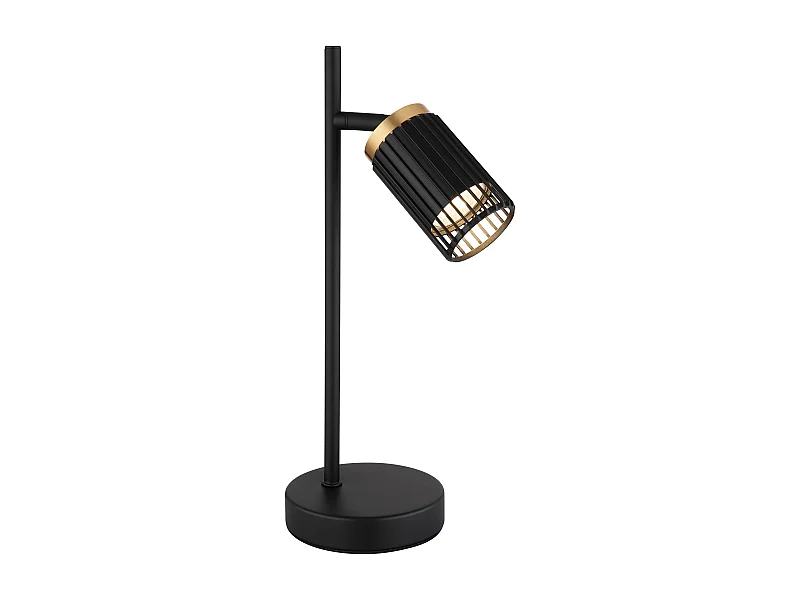 Lampe à poser métal noir mat, 1x GU10 LED
