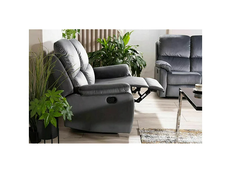 Sofa rozkładana SPENCER 2 VELVET szara