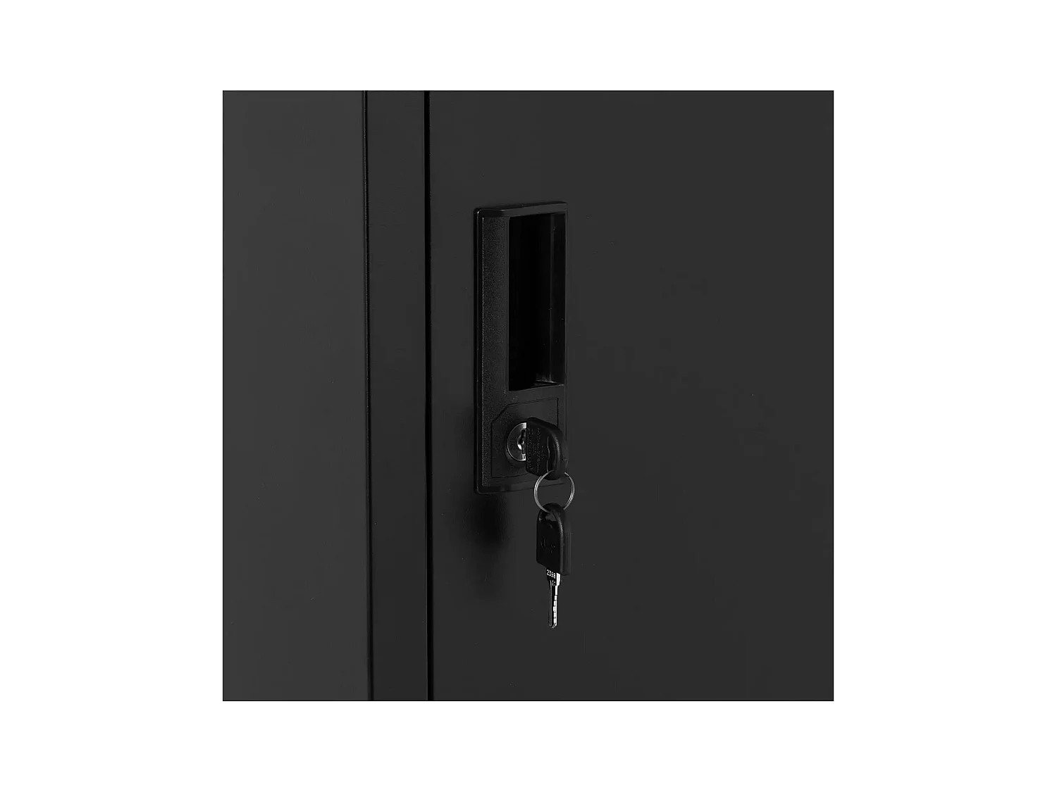 Armário metálico 5 prateleiras com fechadura 100 kg chapa de aço laminado a frio antracite preto 14_0008547