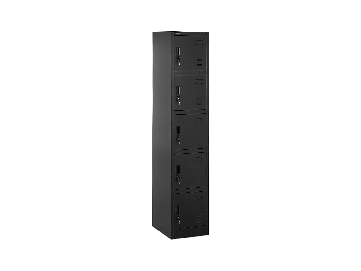 Casier métallique 5 étagères argentée 45 x 38 x 185 cm 14_0008547