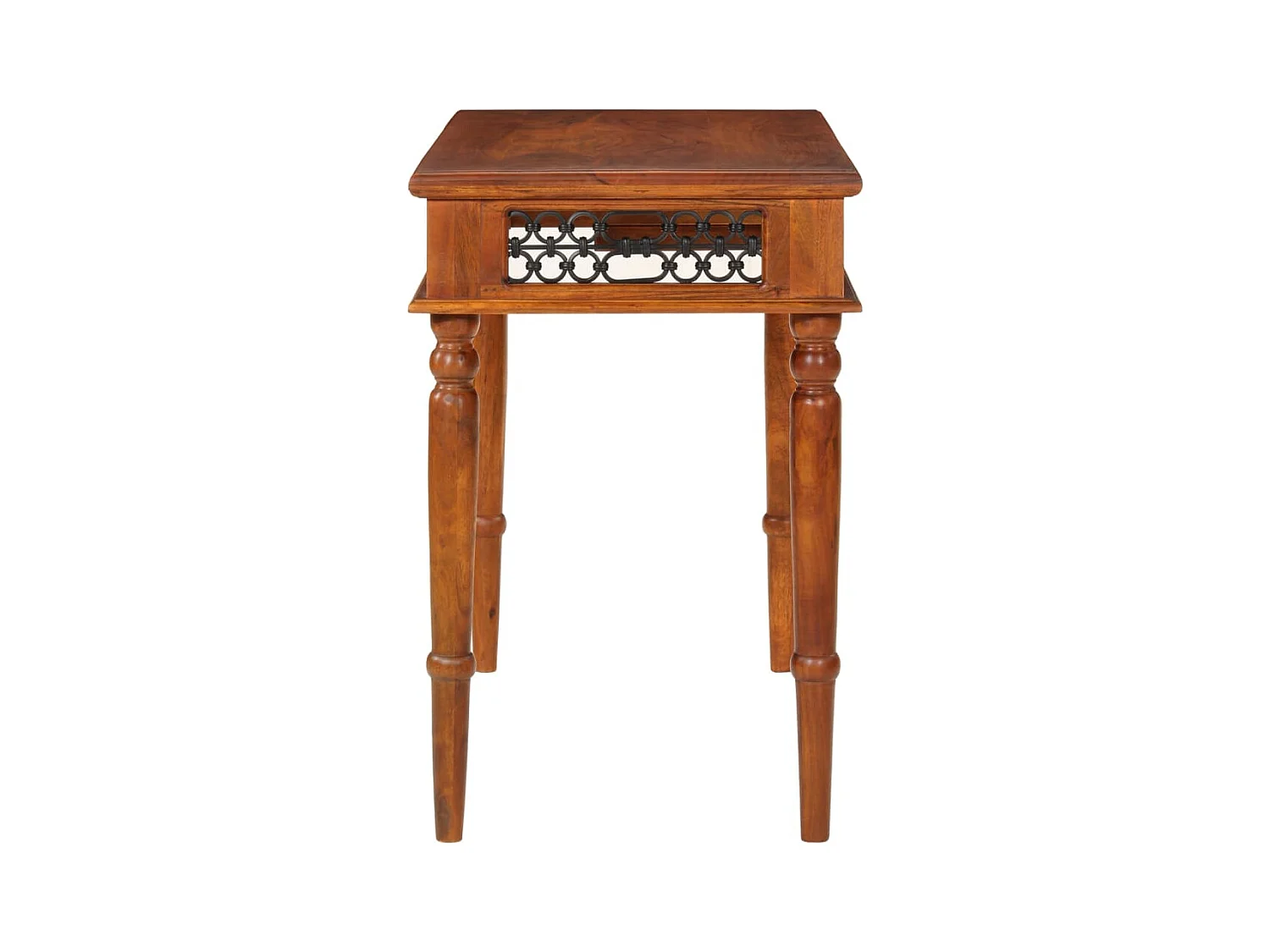 Bureau table poste de bois marron 110 x 50 x 76 cm 02_0023443