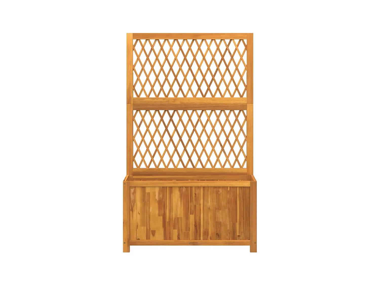 Jardinière bac lit surélevé bois marron 100 x 32 x 165 cm 02_0038220