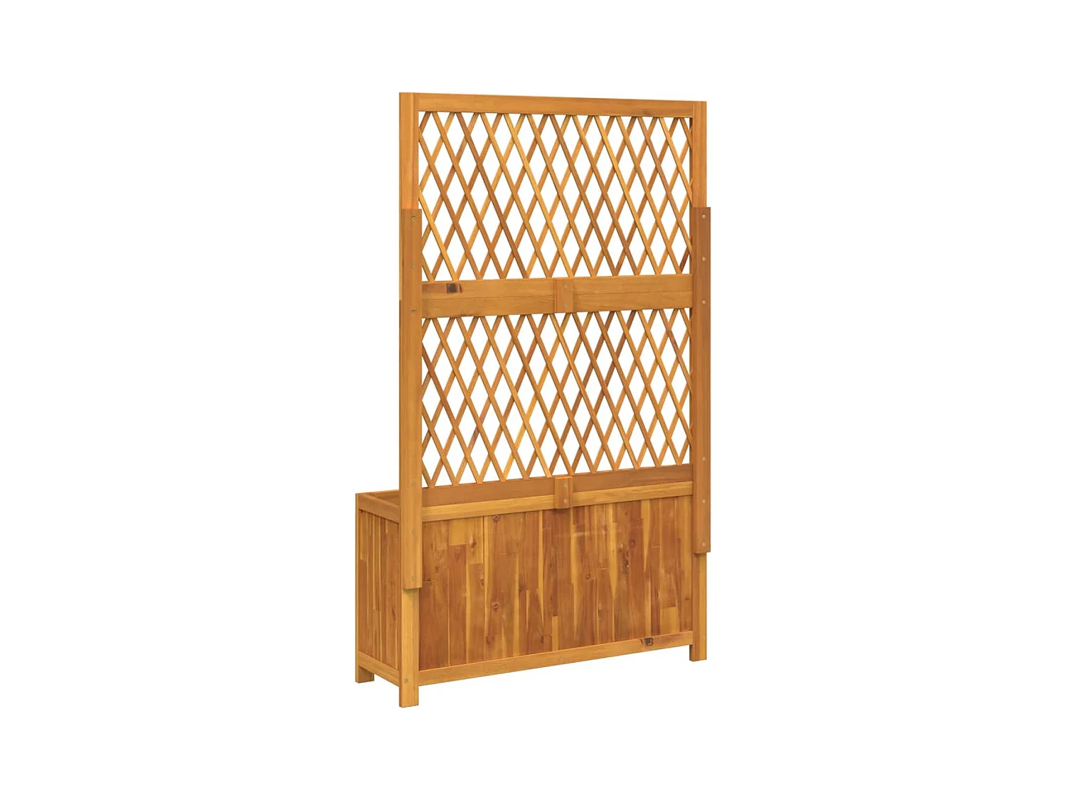 Jardinière bac lit surélevé bois marron 100 x 32 x 165 cm 02_0038220