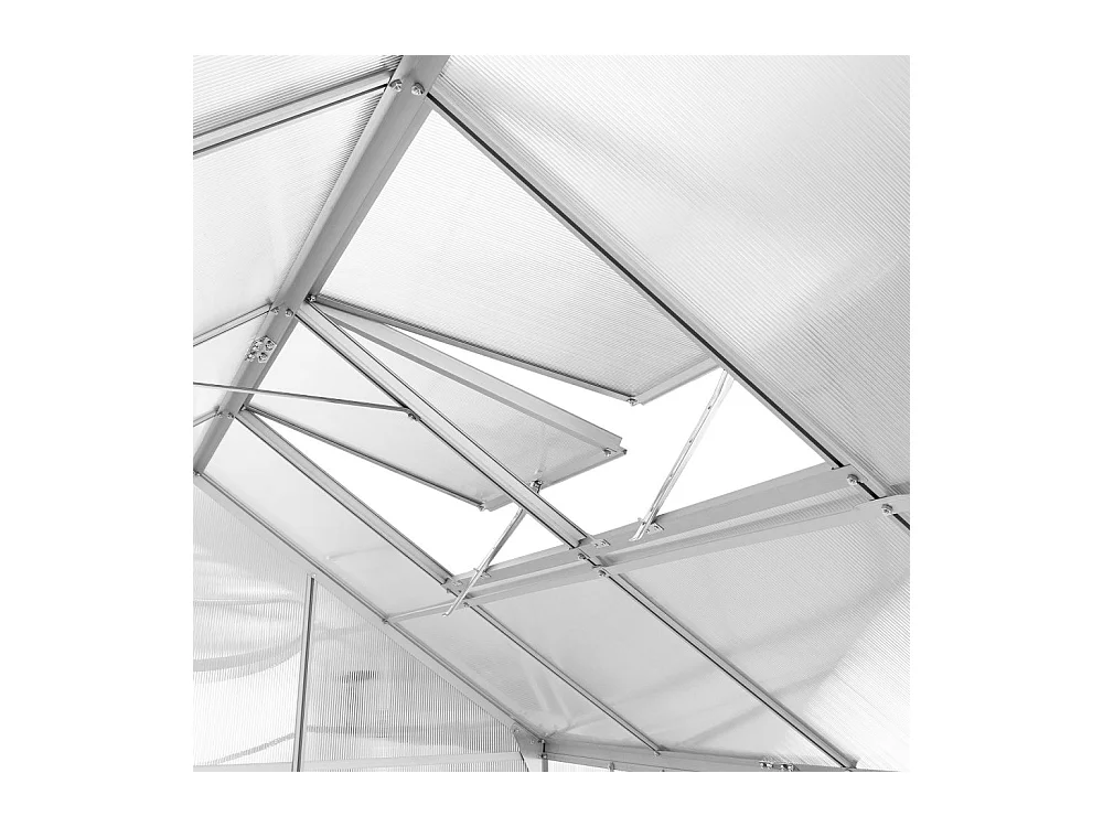 Serre de jardin jardinage polycarbonate 250 x 185 x 195 cm 1608007