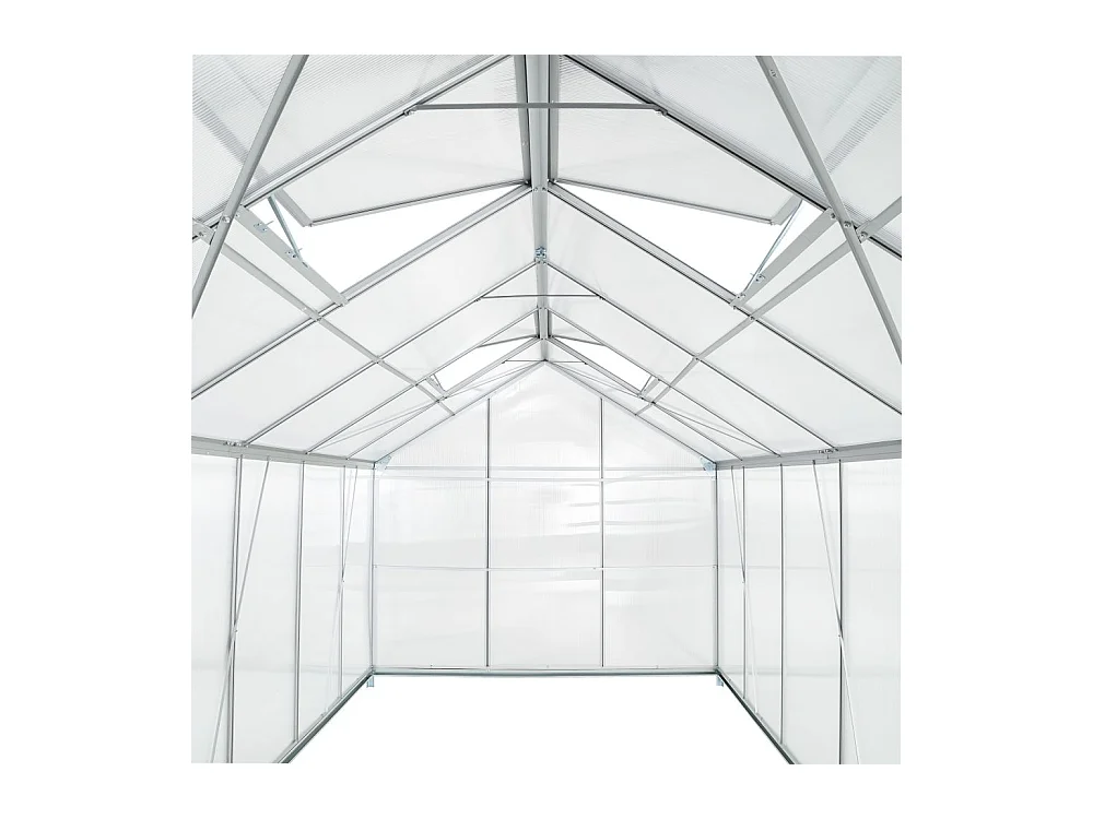 Serre de jardin jardinage aluminium 37.5 x 18.5 x 19.5 cm 1608014