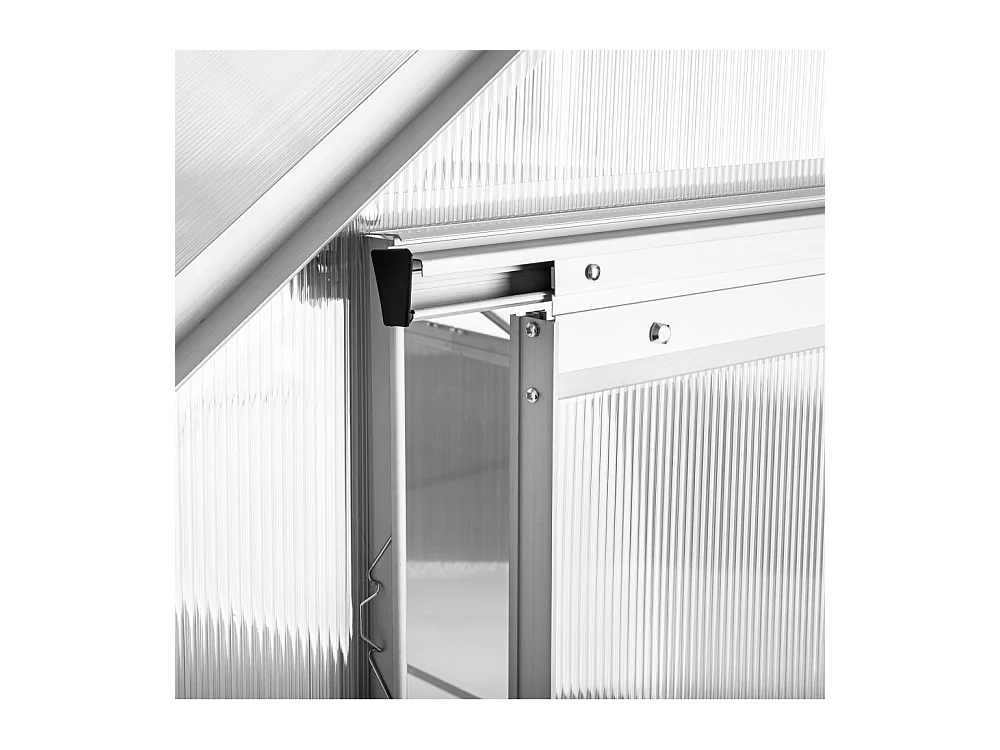 Serre de jardin jardinage aluminium 37.5 x 18.5 x 19.5 cm 1608014