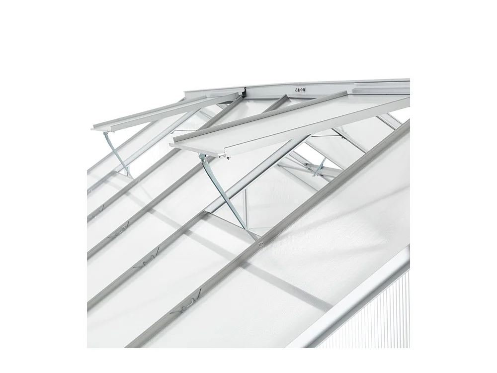 Serre de jardin jardinage aluminium 37.5 x 18.5 x 19.5 cm 1608014