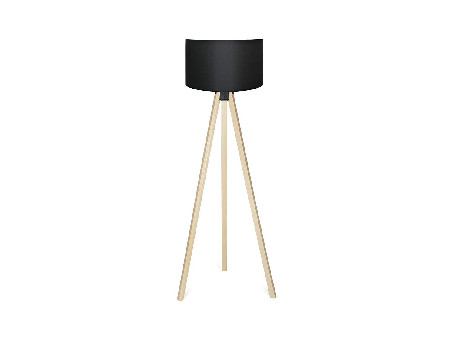 Lampadaire lampe lumière luminaire bois marron 38 x 38 x 140 cm 03_0007292
