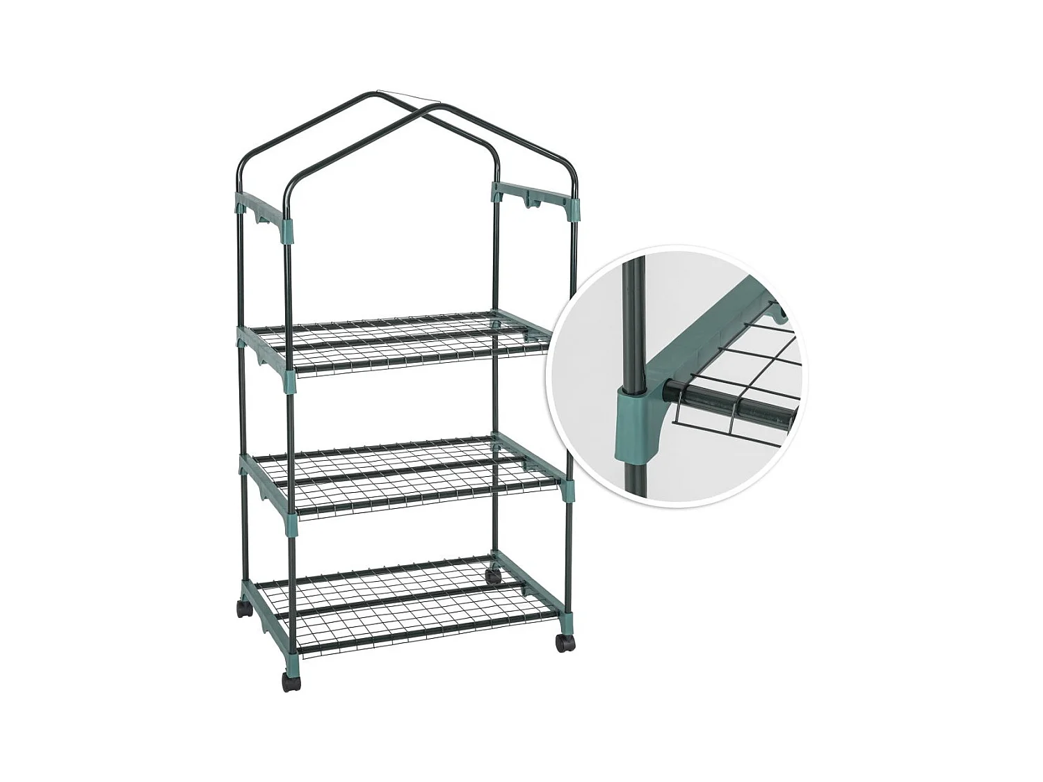 Serre de jardin jardinage 69 x 49 x 133 cm 1608004