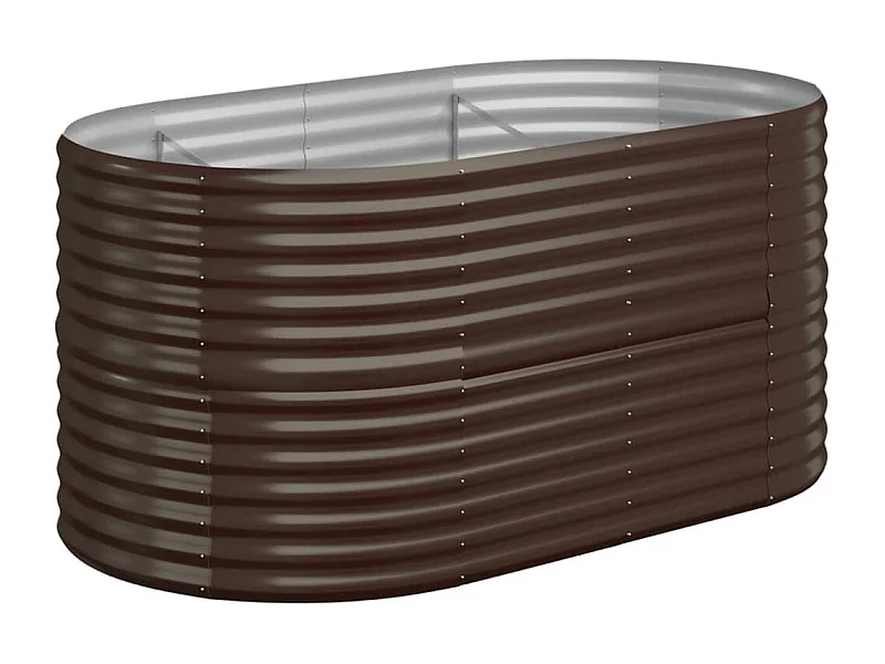 Jardinière bac lit surélevé marron 152 x 80 x 68 cm 02_0039503