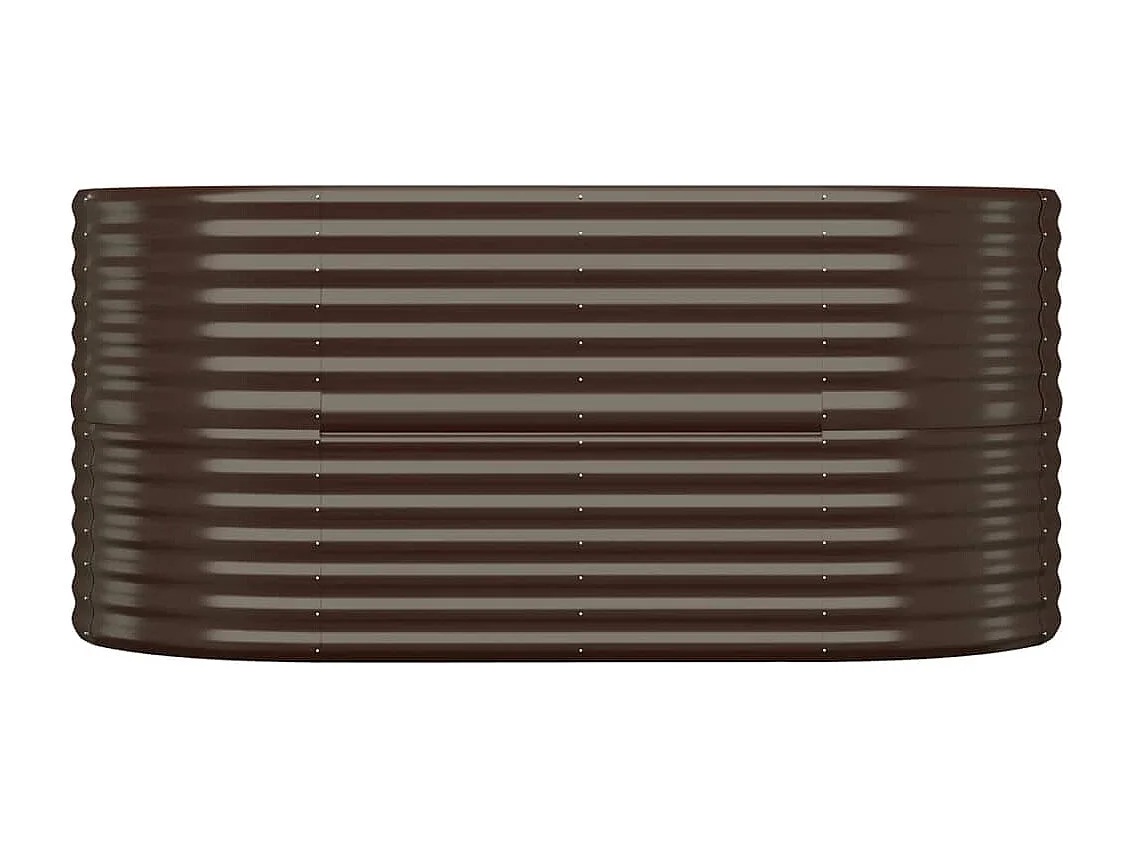 Jardinière bac lit surélevé marron 152 x 80 x 68 cm 02_0039503