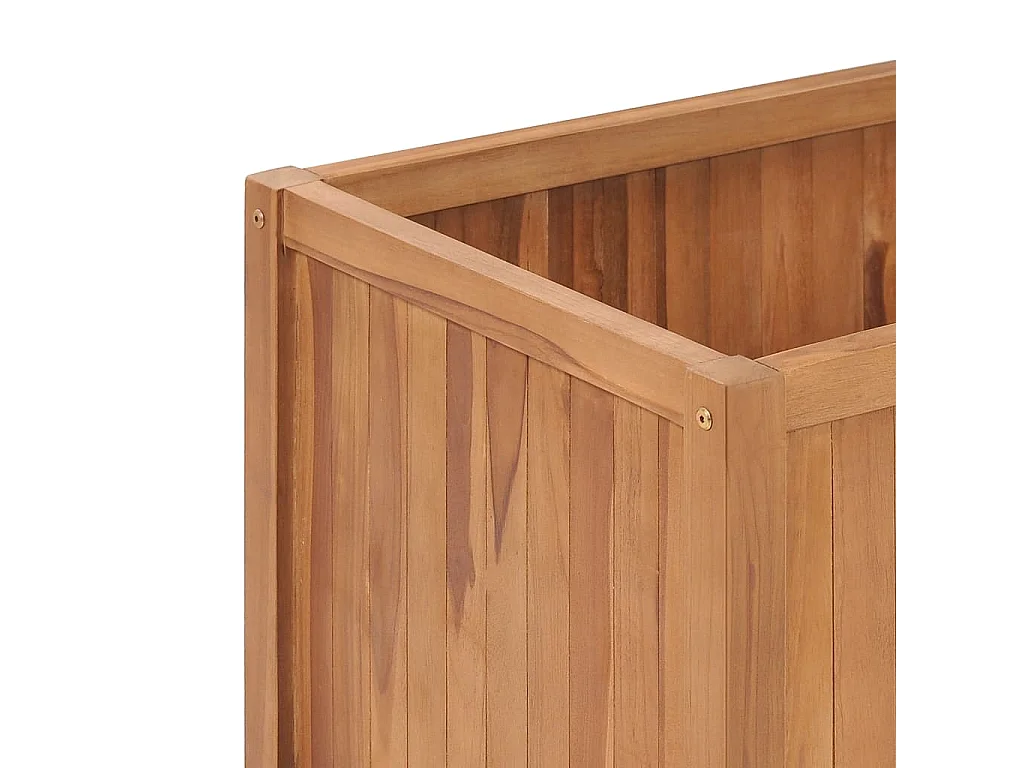 Jardinière bac lit surélevé bois marron 150 x 50 x 70 cm 02_0039365