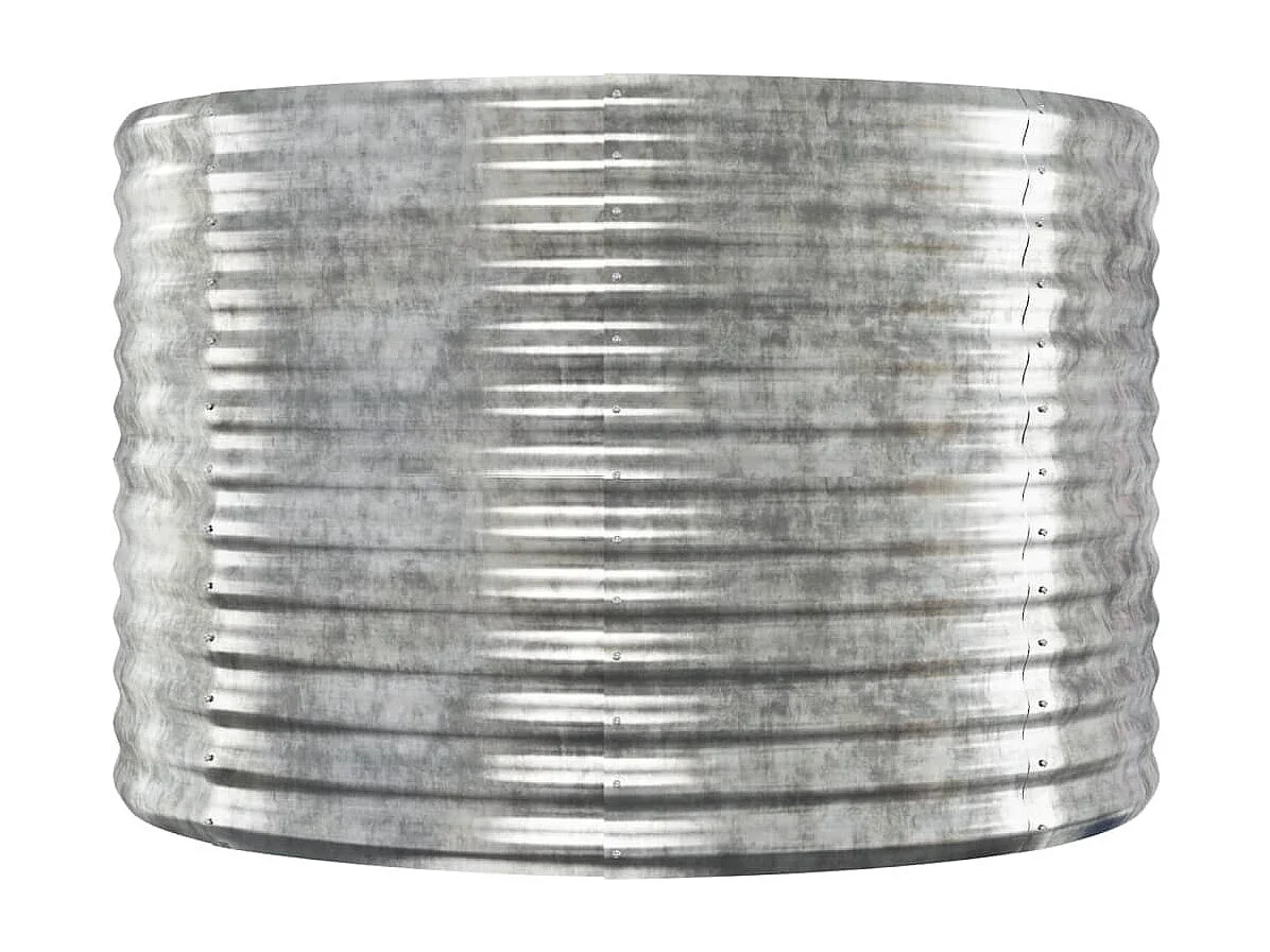 Jardinière bac lit surélevé argenté 100 x 100 x 68 cm 02_0039712