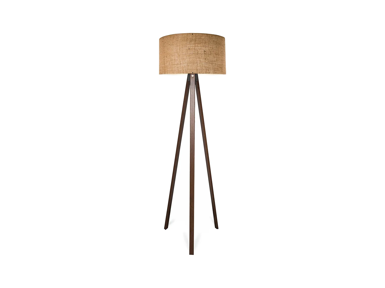 Piantana lampada lampada altezza 140 cm E27 effetto legno marrone 03_0007295