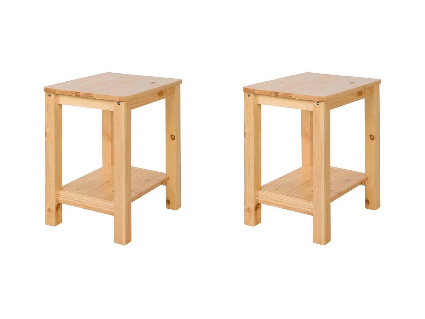 Tabouret 30x47x32 cm Bois de pin