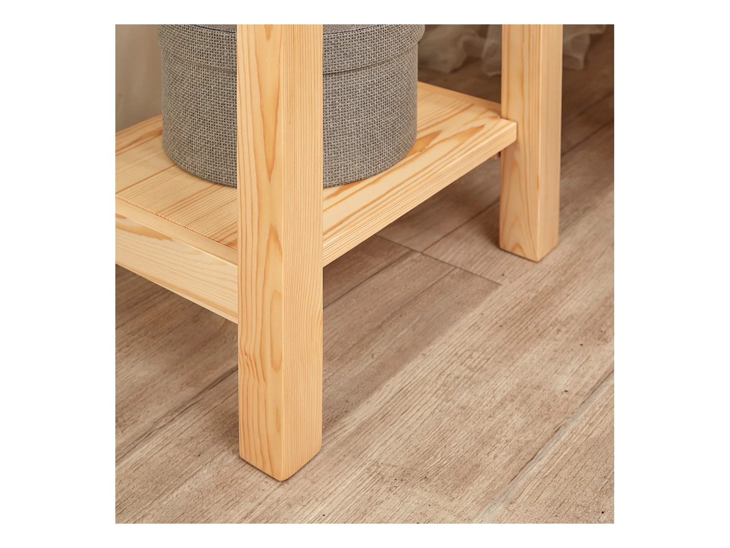 Hocker 30x47x32 cm Kiefernholz