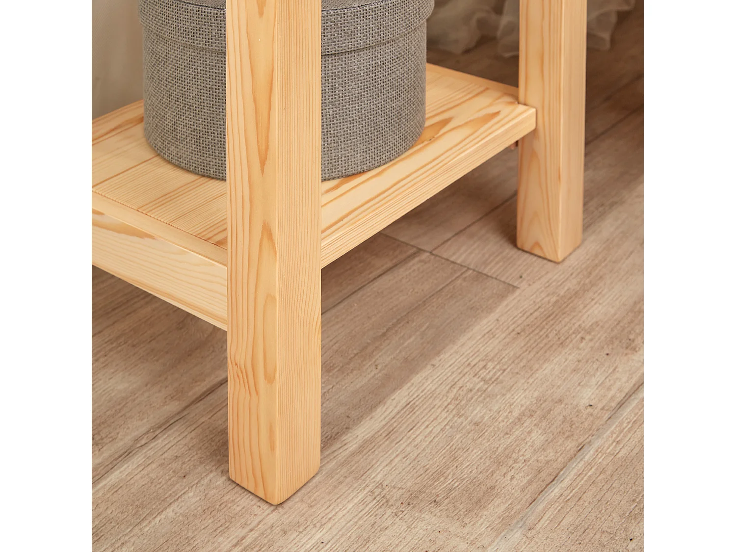 Hocker 30x47x32 cm Kiefernholz