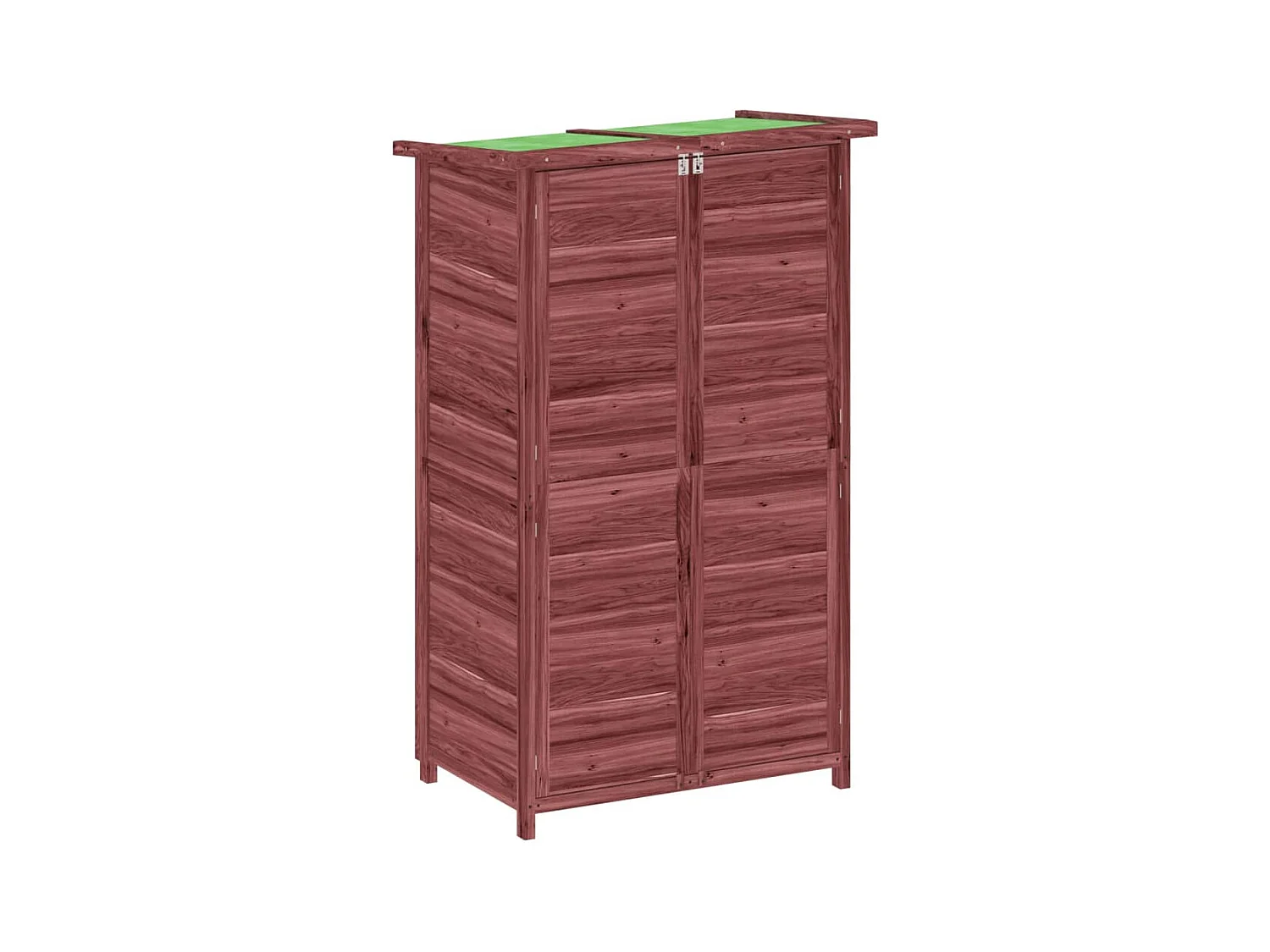Caseta de jardín caseta de almacenamiento caseta de herramientas para exterior robusta color moca 83 x 57 x 140 cm madera maciza de pino marrón 02_0022427