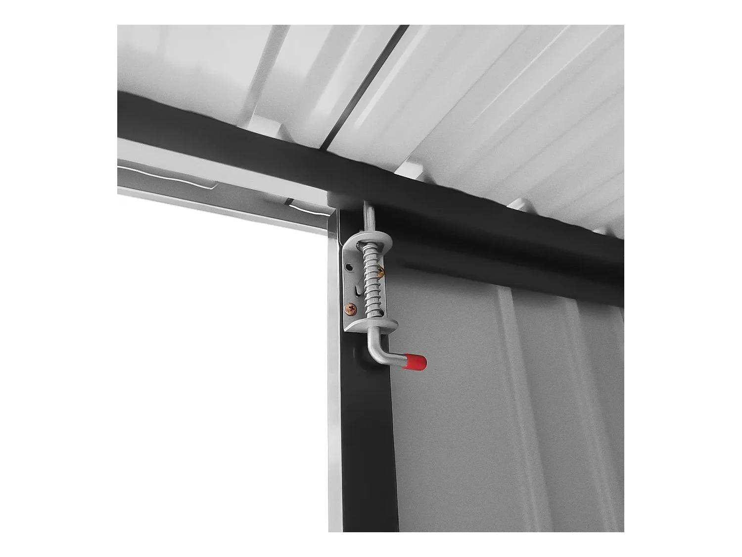 Abri de jardin cabane argenté 145 x 86 x 135 cm 14_0008107