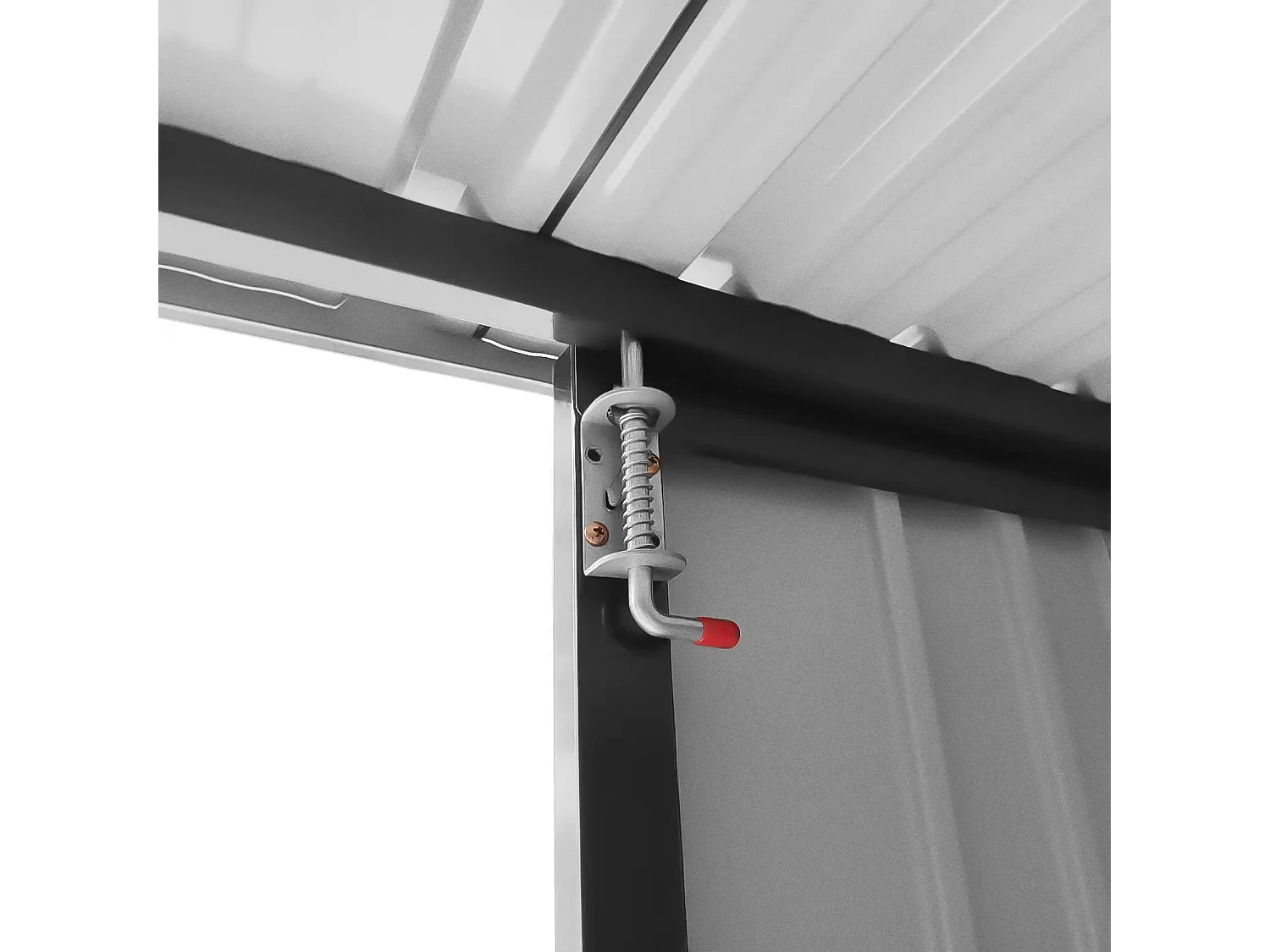 Abri de jardin cabane argenté 145 x 86 x 135 cm 14_0008107