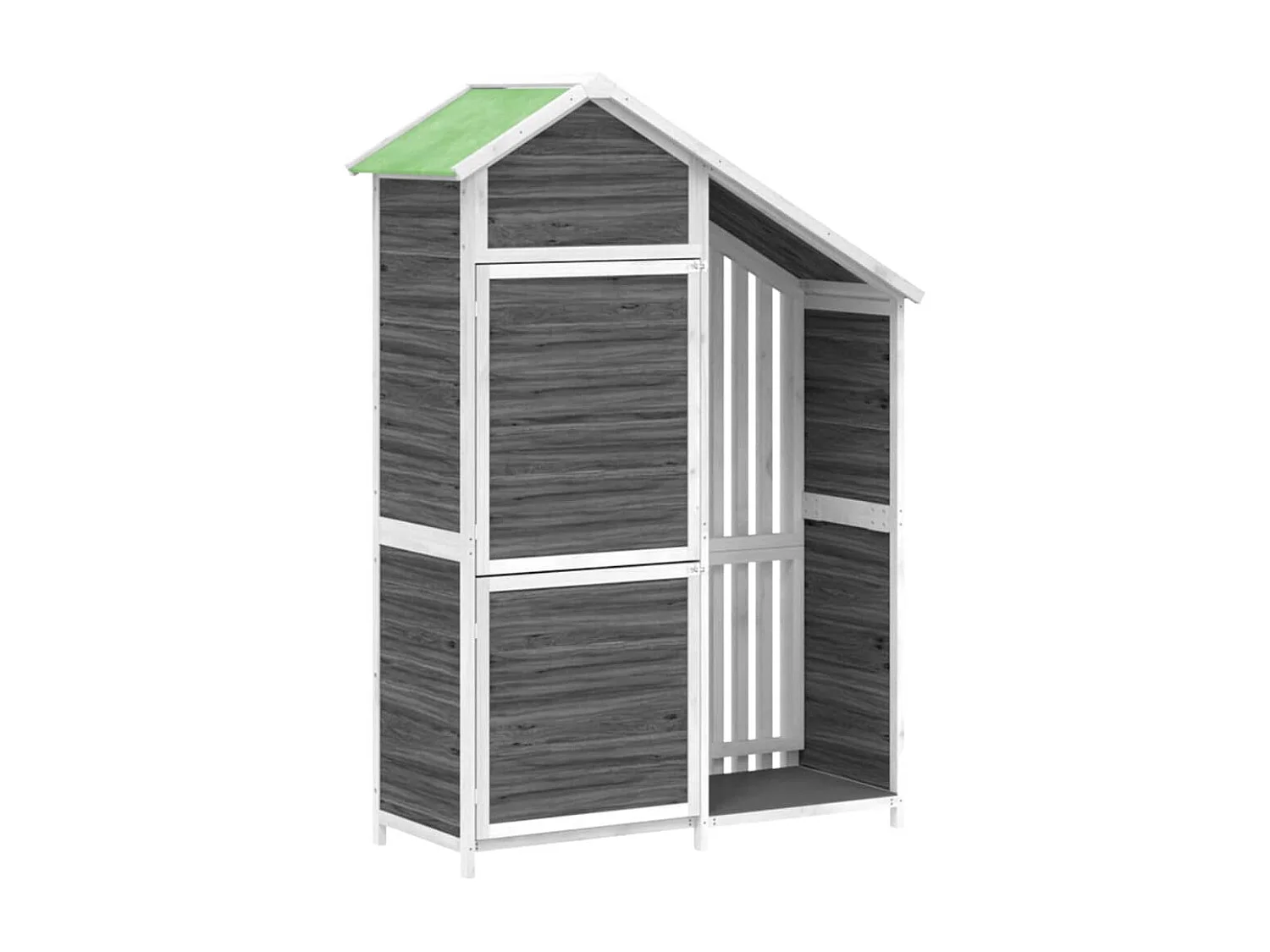 Abri de jardin cabane bois marron 120 x 53.5 x 170 cm 02_0022414