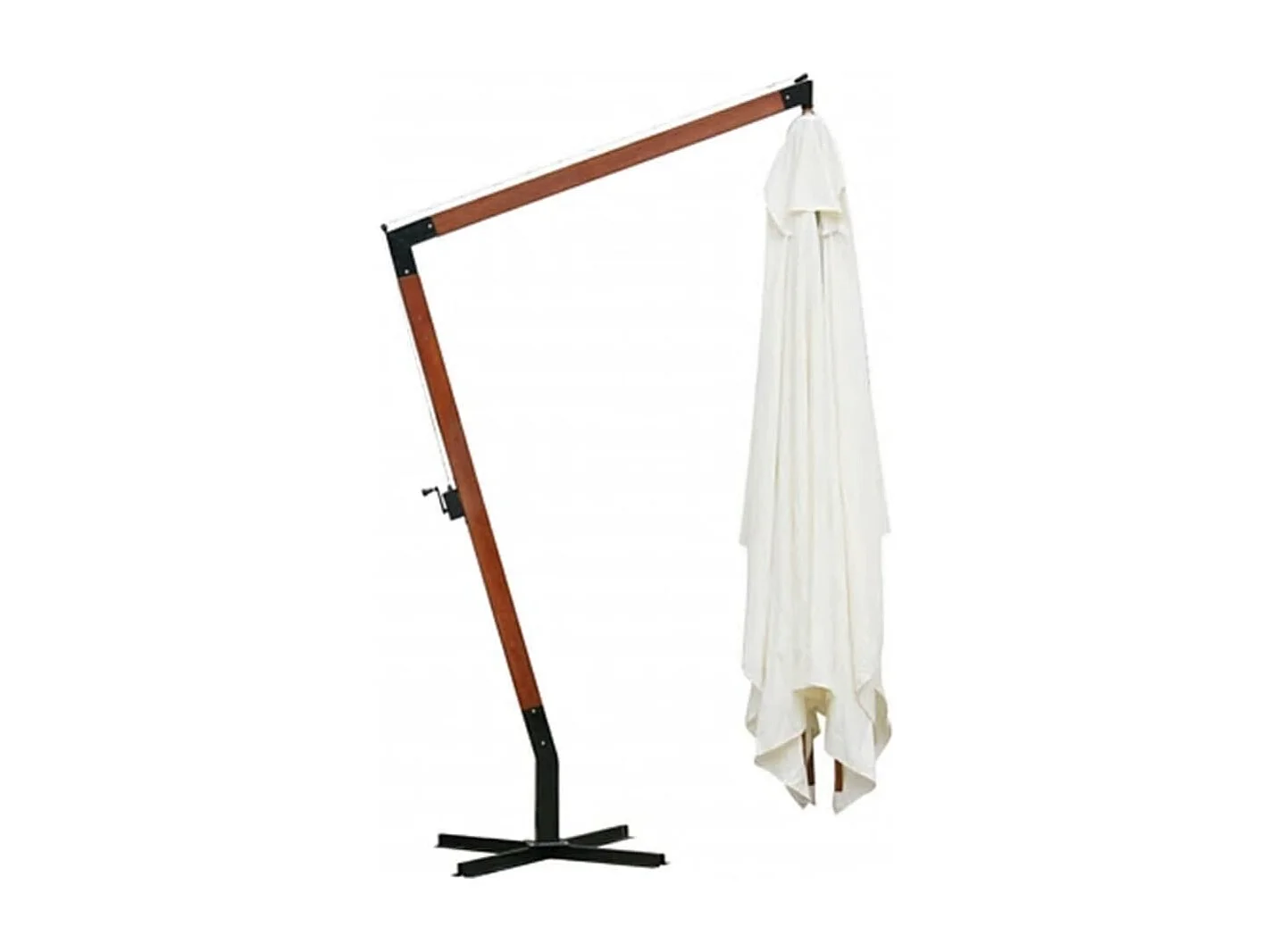 Ombrellone 300 x 400 cm bianco 02_0008035