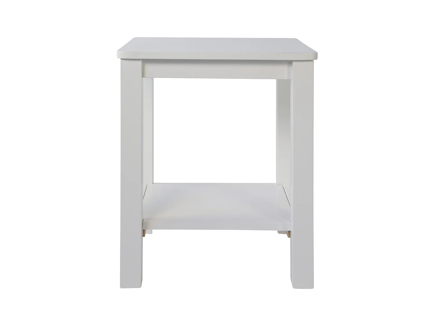 Ensemble de tabourets en bois 30x32x47 cm blanc