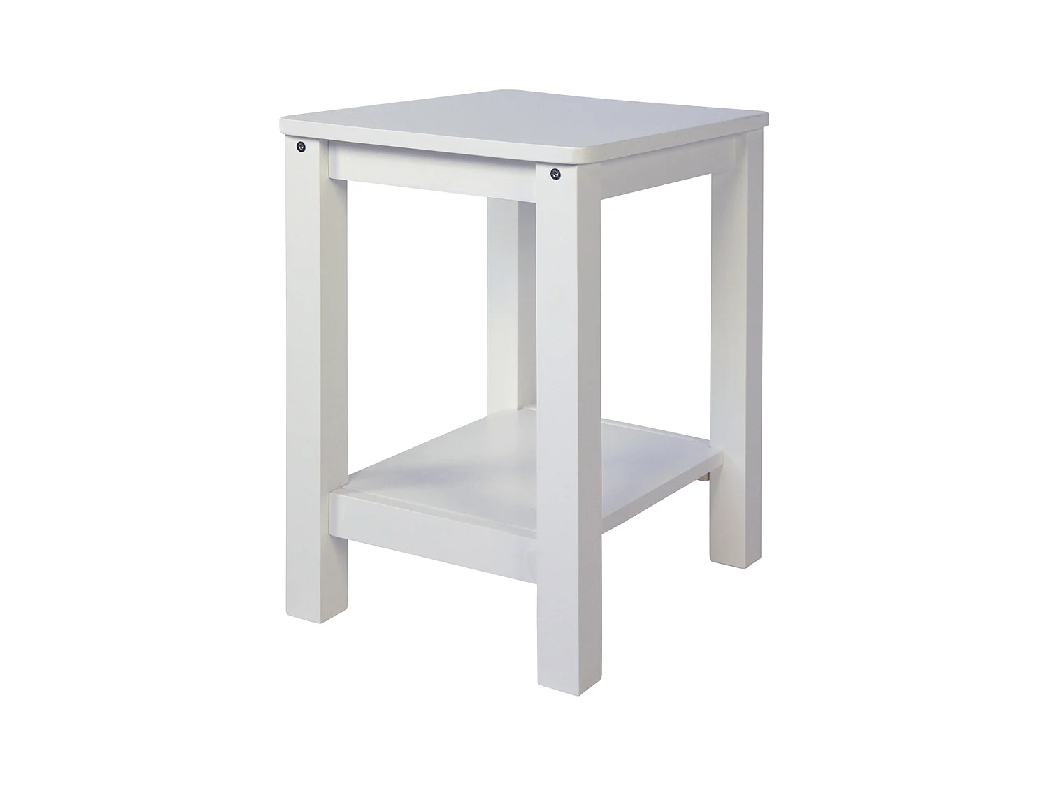 Holzhocker-Set 30x32x47 cm, weiß