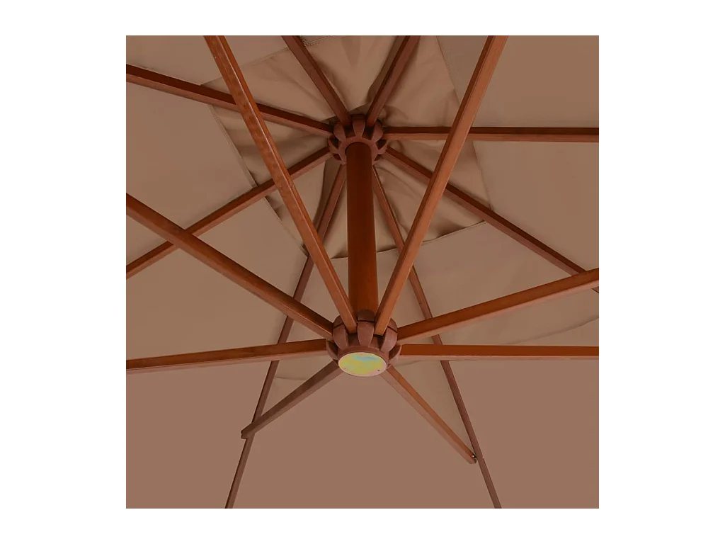 Parasol meuble de jardin bois marron 02_0008627