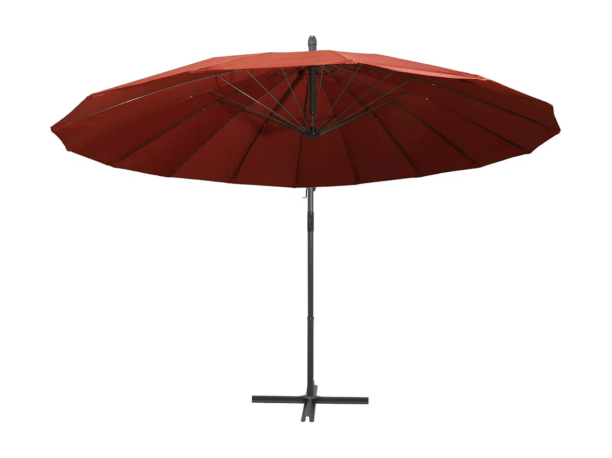 Ombrellone sospeso terracotta 3 m palo alluminio 02_0008728