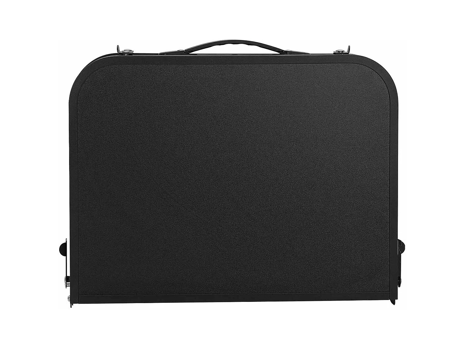 Table de Camping SucceBuy Pliante 60x40 cm, Table d'Appoint Portable Légère et Compacte, en Aluminium MDF, Hauteur Réglable, pour Pique-nique, Noir