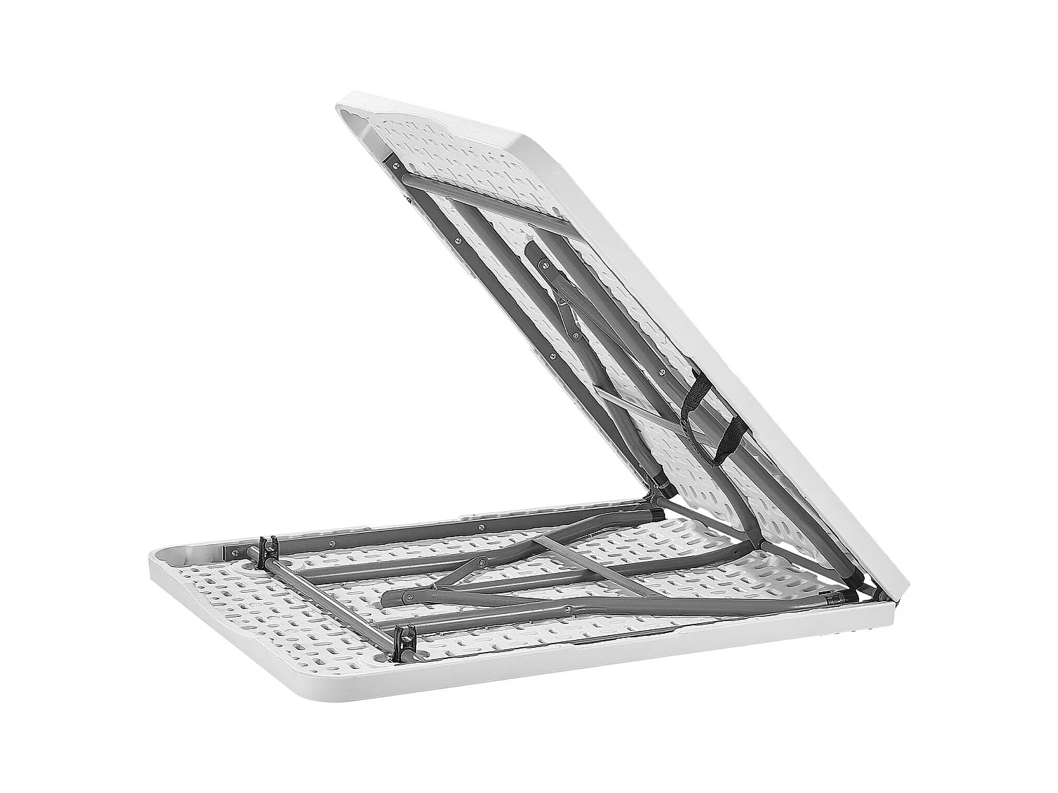 Table Pliante SucceBuy Rectangulaire en Plastique, Table Utilitaire Portable de 180 cm, Solide et Stable, avec Poignée Intégrée, pour Pique-nique, Camping