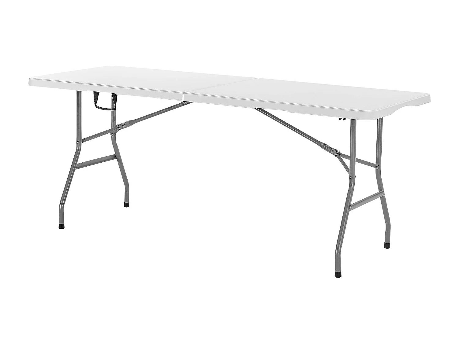 Table Pliante SucceBuy Rectangulaire en Plastique, Table Utilitaire Portable de 180 cm, Solide et Stable, avec Poignée Intégrée, pour Pique-nique, Camping