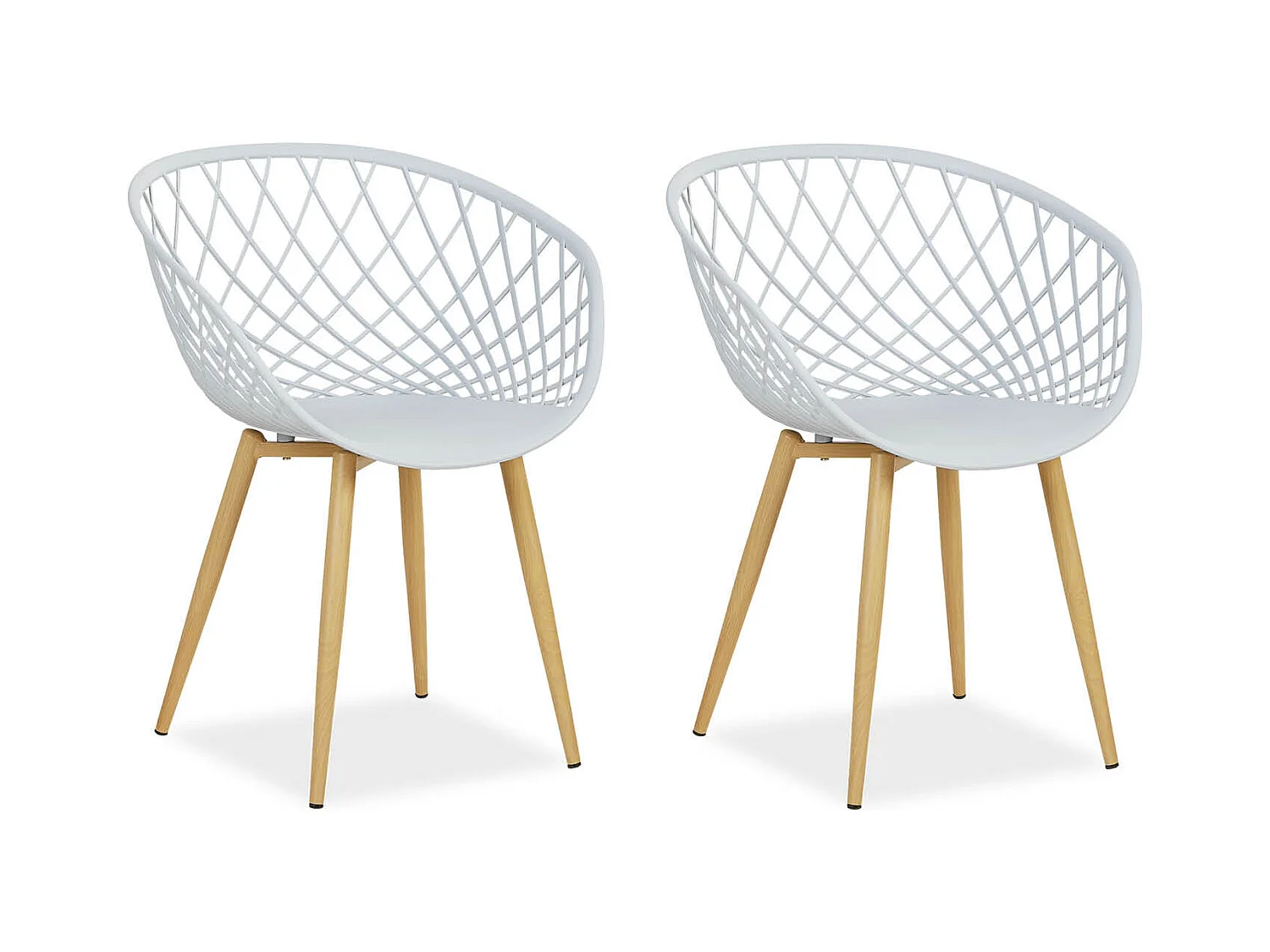 Chaise de jardin 62x80x57 cm gris