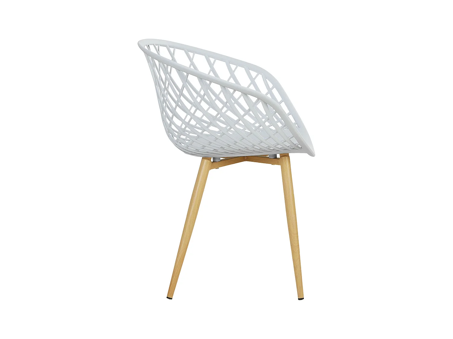 Chaise de jardin 62x80x57 cm gris