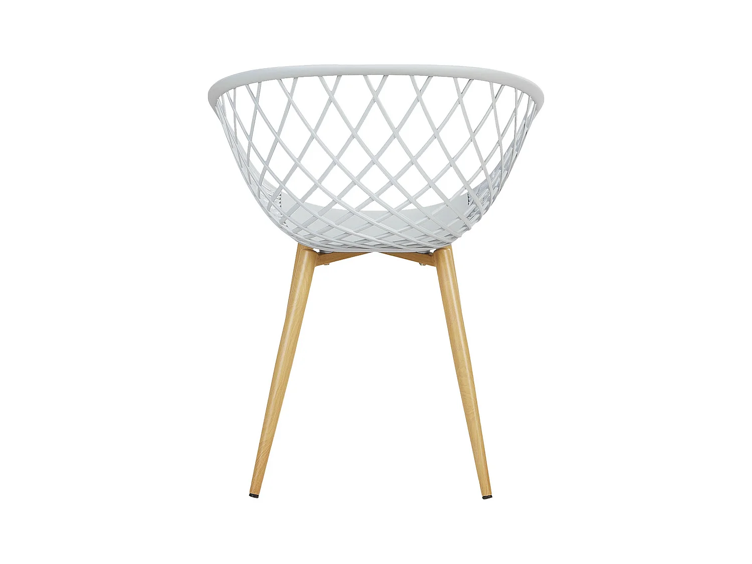 Chaise de jardin 62x80x57 cm gris