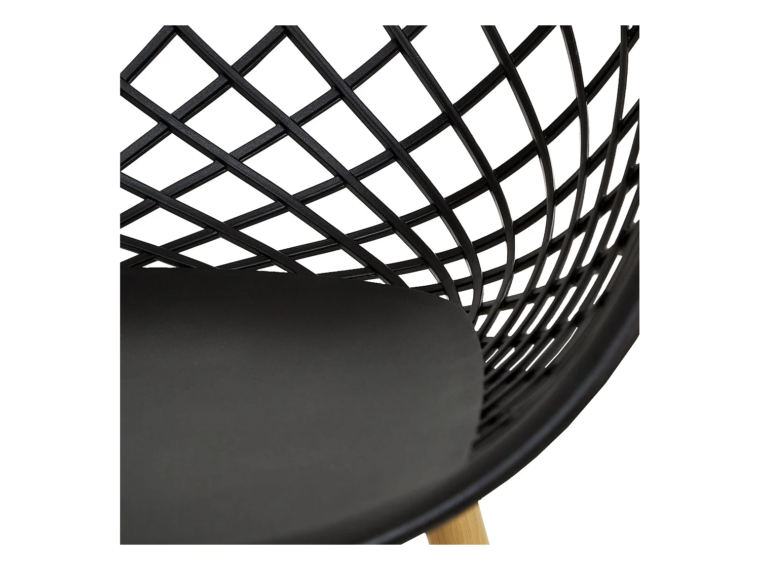 Chaise de jardin 62x80x57 cm noire