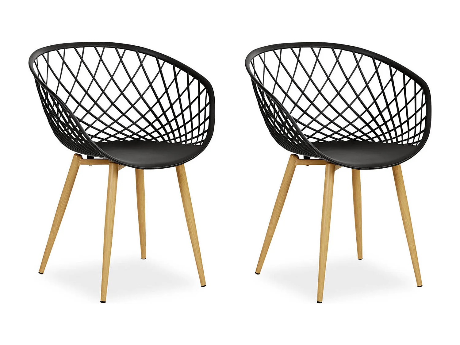 Silla de jardín 62x80x57 cm negro