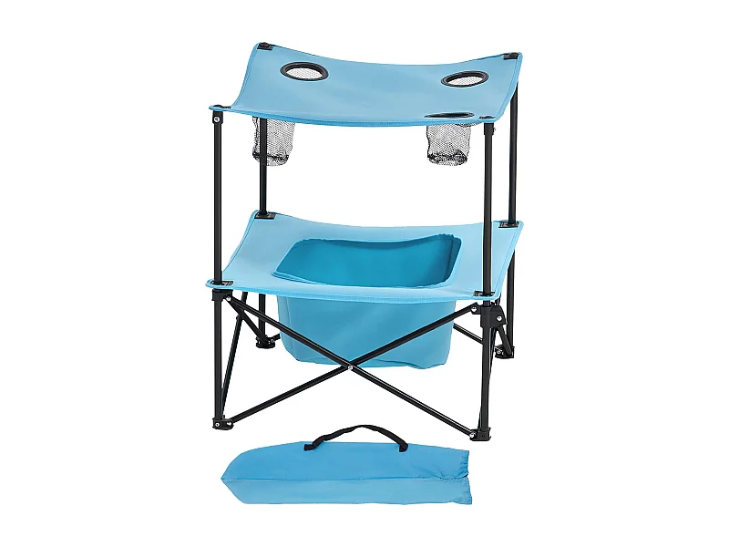 Mesa Dobrável SucceBuy de 56x56 cm, Mesa de Camping Piquenique Portátil Leve e Compacta, em Tecido Oxford 600D, Impermeável, para Viagem, Festa