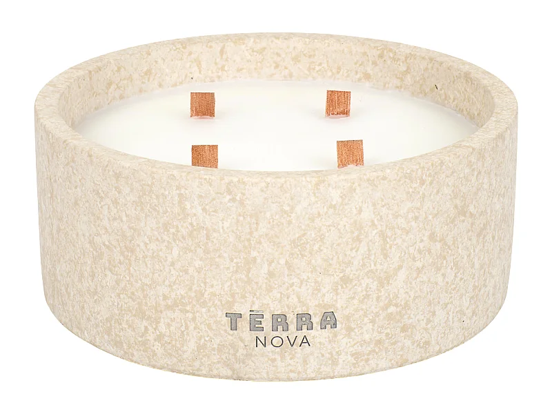 Bougie Terra Nova D19cm Beige