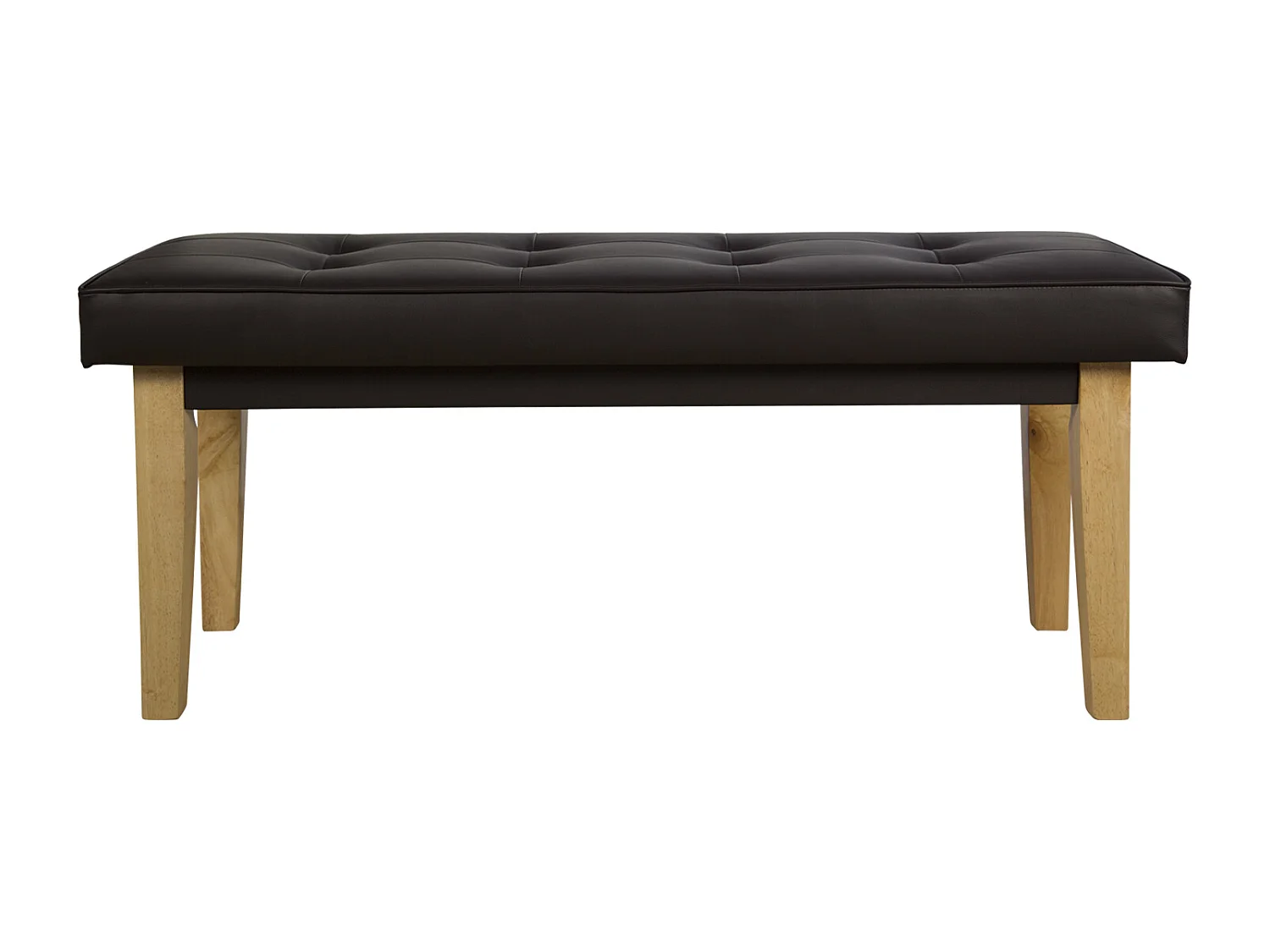 Ławka 103x41x47 cm brązowa